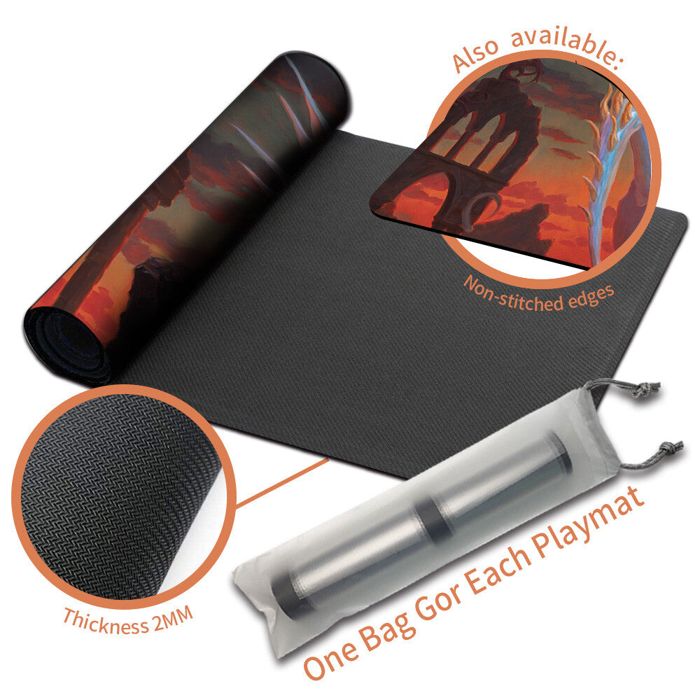 SLIVER GRAVEMOTHER - Magic The Gathering MTG Playmat TCG CCG MTG Playmat Stitched Edge