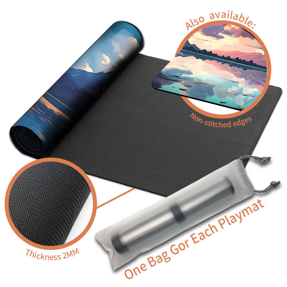 DKT (81) - Magic The Gathering MTG Playmat TCG CCG MTG Playmat Stitched Edge