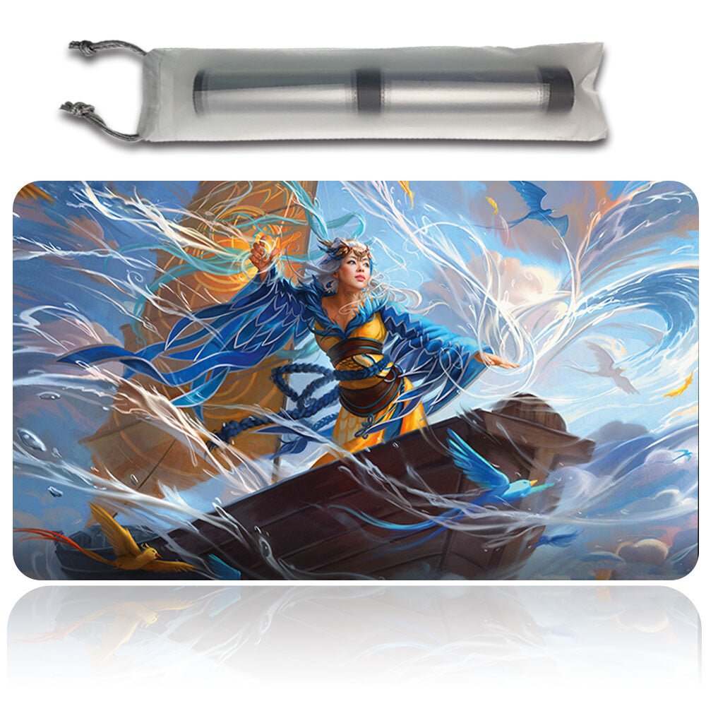 MU YANLING, WIND RIDER - Magic The Gathering MTG Playmat TCG CCG MTG Playmat Stitched Edge