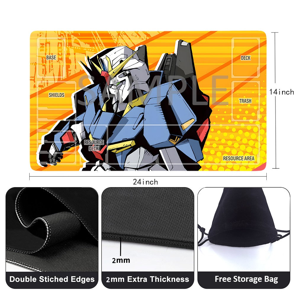 GCG Playmat Suitable for Gundam, includes Storage Bag, 24 x 14 inches (570700)
