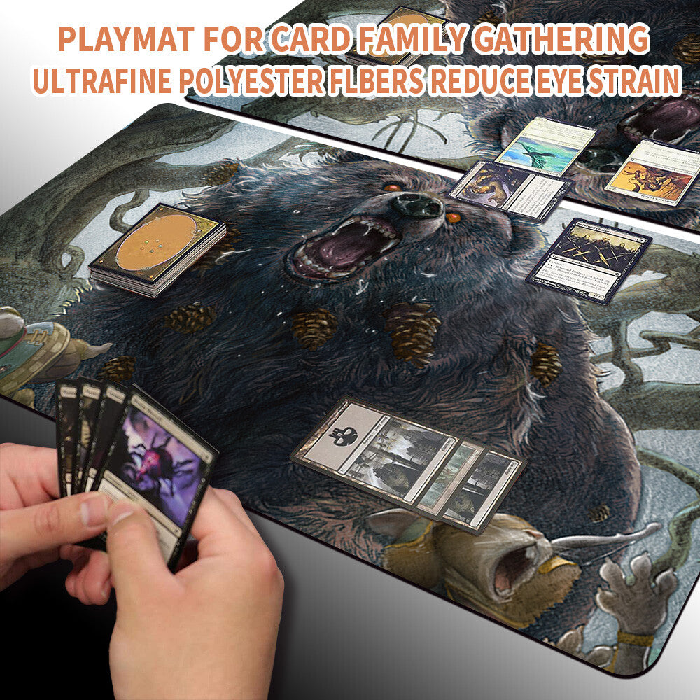 LUMRA, BELLOW OF THE WOODS - Magic The Gathering MTG Playmat TCG CCG MTG Playmat Stitched Edge