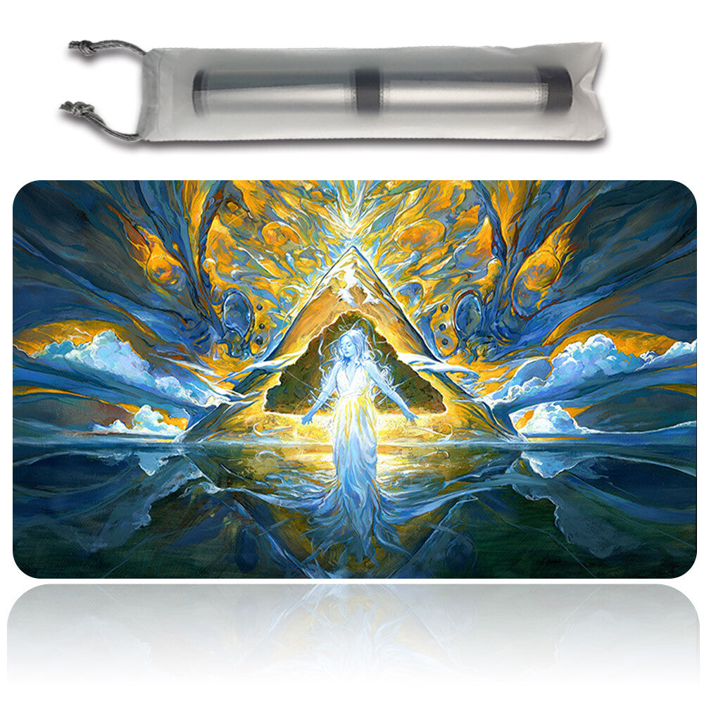 Song of Creation - Magic The Gathering MTG Playmat TCG CCG MTG Playmat Stitched Edge