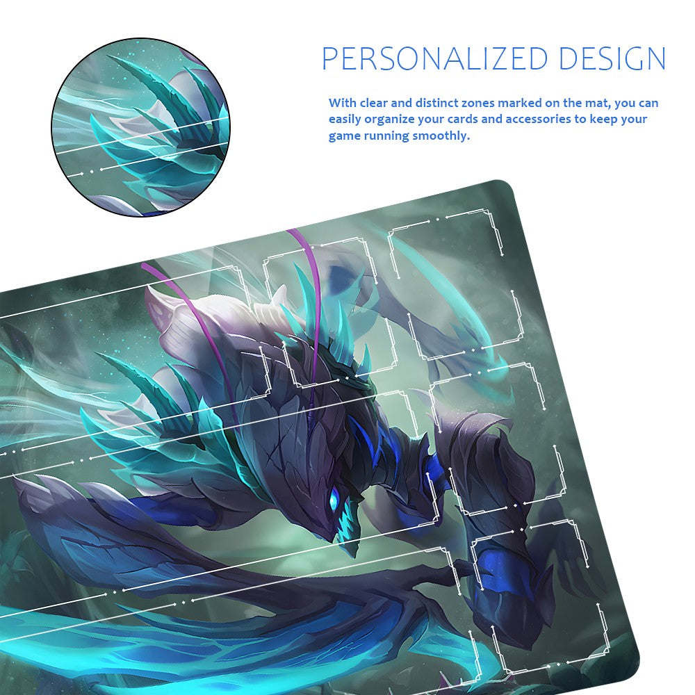 Khazix - League Of Legends Riftbound Playmat 24x14 in + Free Storage Bag