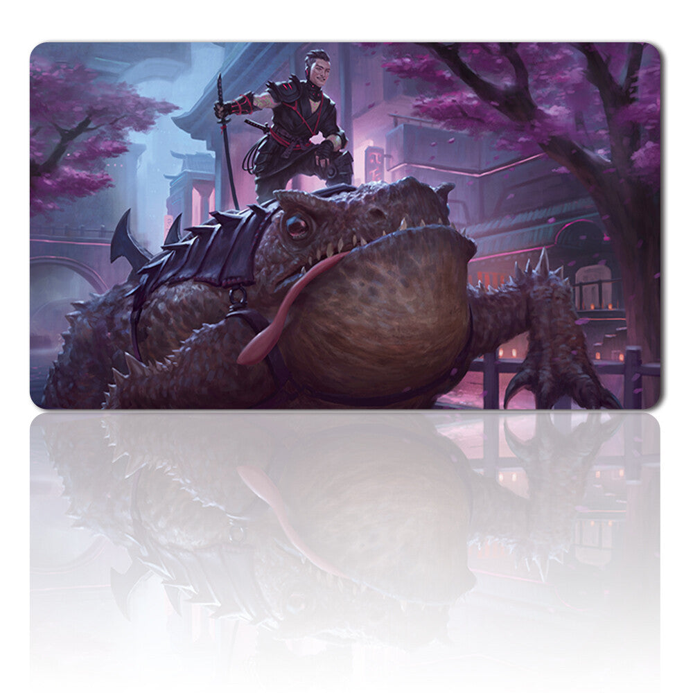 TATSUNARI, TOAD RIDER Magic The Gathering MTG Playmat TCG CCG MTG Playmat Stitched Edge
