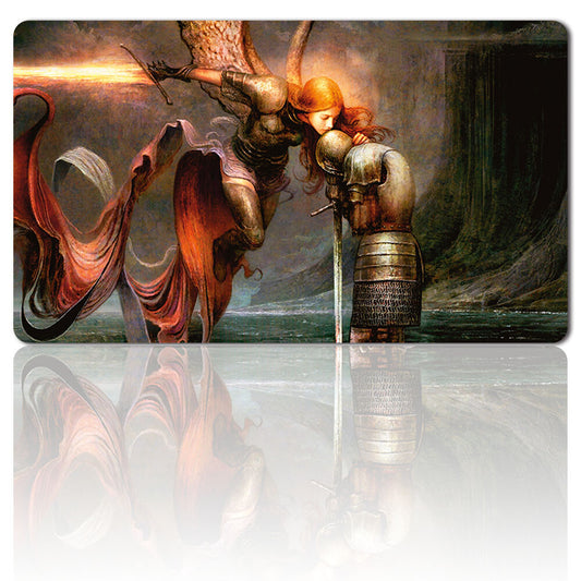 ANSWERED PRAYERS - Board Game MTG Playmat Games Mousepad Play Mat of TCG Stitched Edge