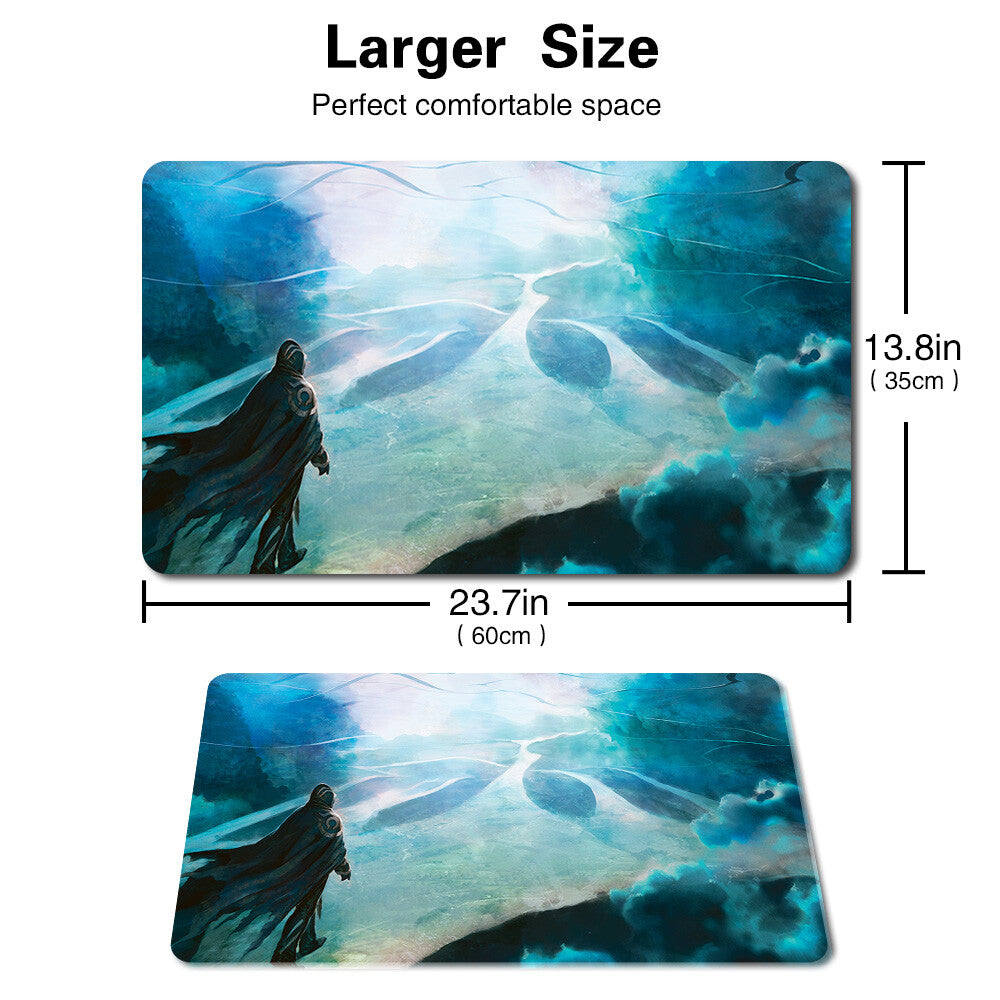 Jace Beleren Planeswalking-Board Game MTG Playmat Games Mousepad Play Mat of TCG Stitched Edge