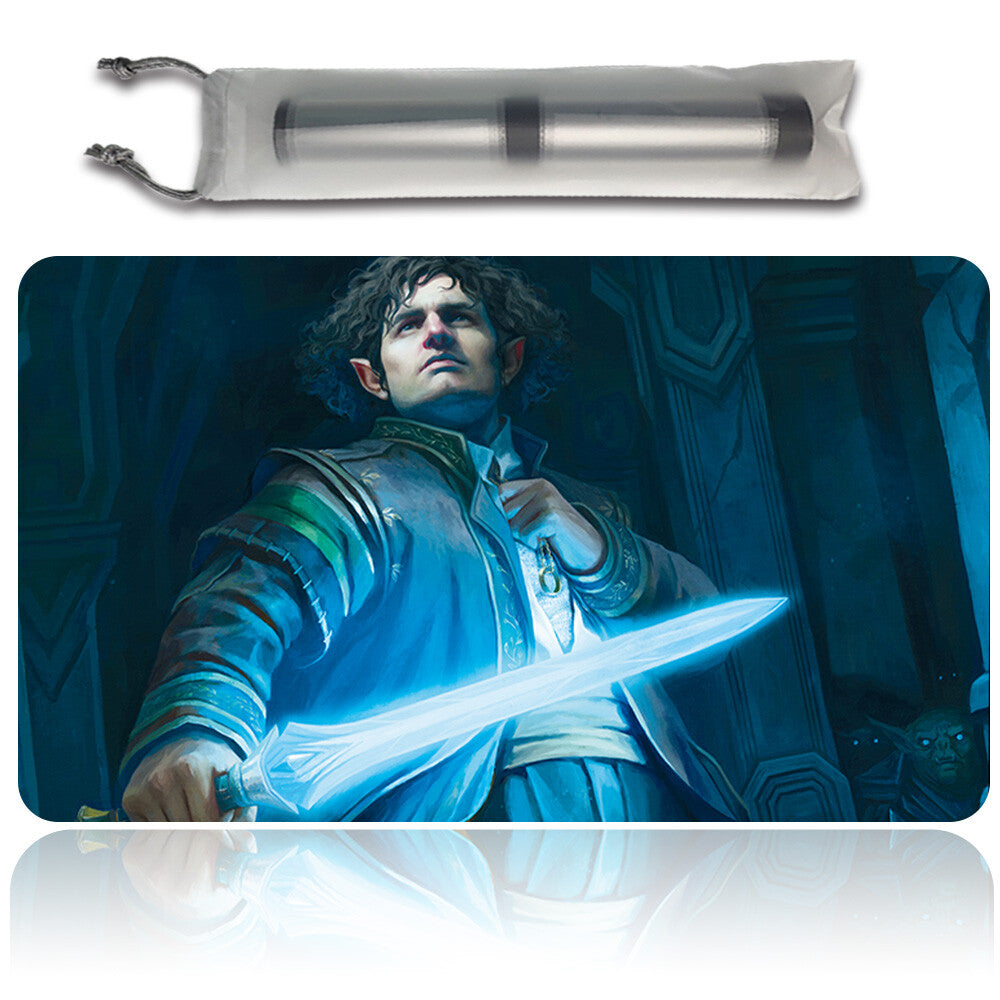 FRODO, DETERMINED HERO - Magic The Gathering MTG Playmat TCG CCG MTG Playmat Stitched Edge