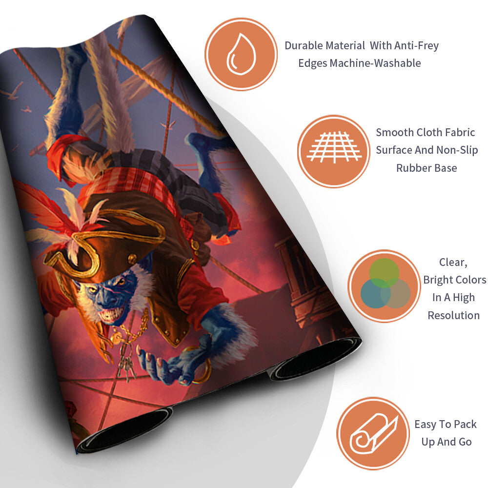 DOCKSIDE EXTORTIONIST- Board Game MTG Playmat Mousepad Playmat of TCG CCG Stitched Edge