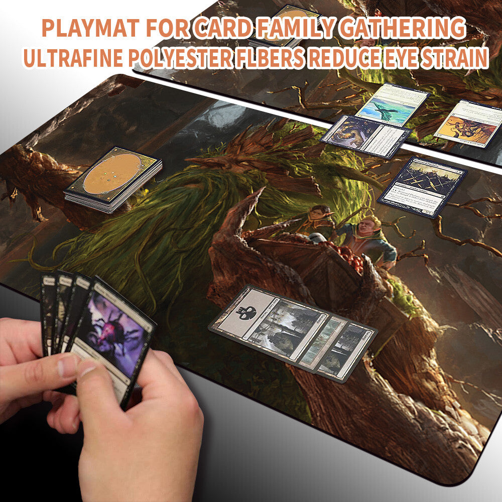 TREEBEARD, GRACIOUS HOST - Magic The Gathering MTG Playmat TCG CCG MTG Playmat Stitched Edge