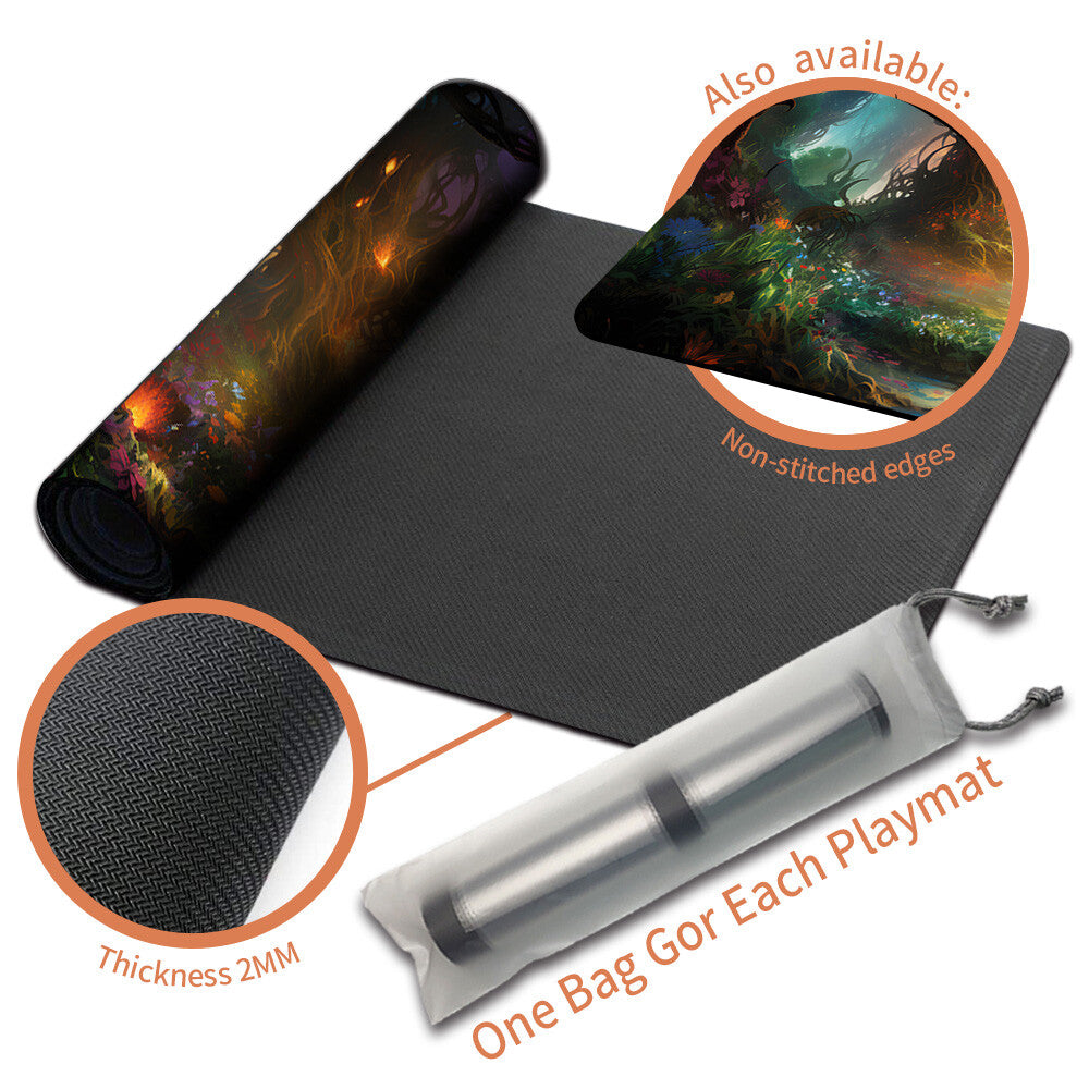 DKT (60) - Magic The Gathering MTG Playmat TCG CCG MTG Playmat Stitched Edge