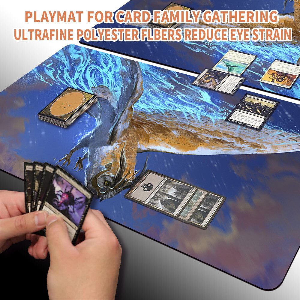 Strix Serenade - Magic The Gathering MTG Playmat TCG CCG MTG Playmat Stitched Edge