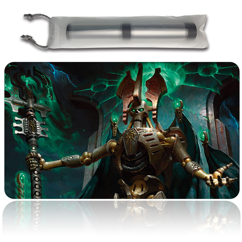 SZAREKH, THE SILENT KING -Board Game MTG Playmat Mousepad Playmat of MTG TCG CCG Stitched Edge