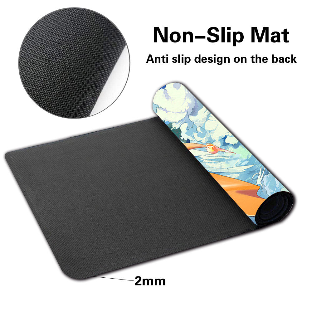 379677 - Board Game Pokemon Charizard Playmat Stitched Edge Games Mousepad Play Mat of TCG