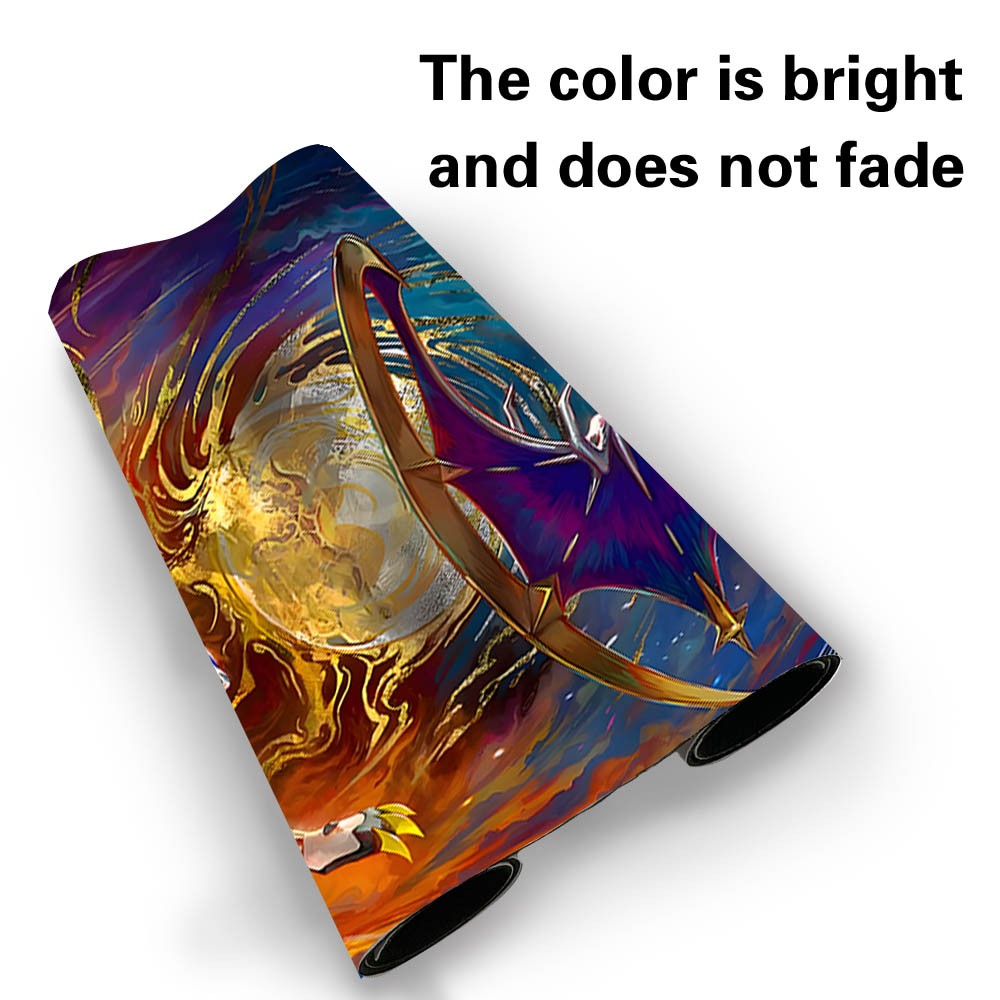 640673 - Board Game Pokemon Solgaleo Playmat Stitched Edge Games Mousepad Play Mat of TCG