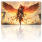 Aurelia, Angel Warrior - Board Game MTG Playmat Mousepad Playmat of TCG CCG Stitched Edge