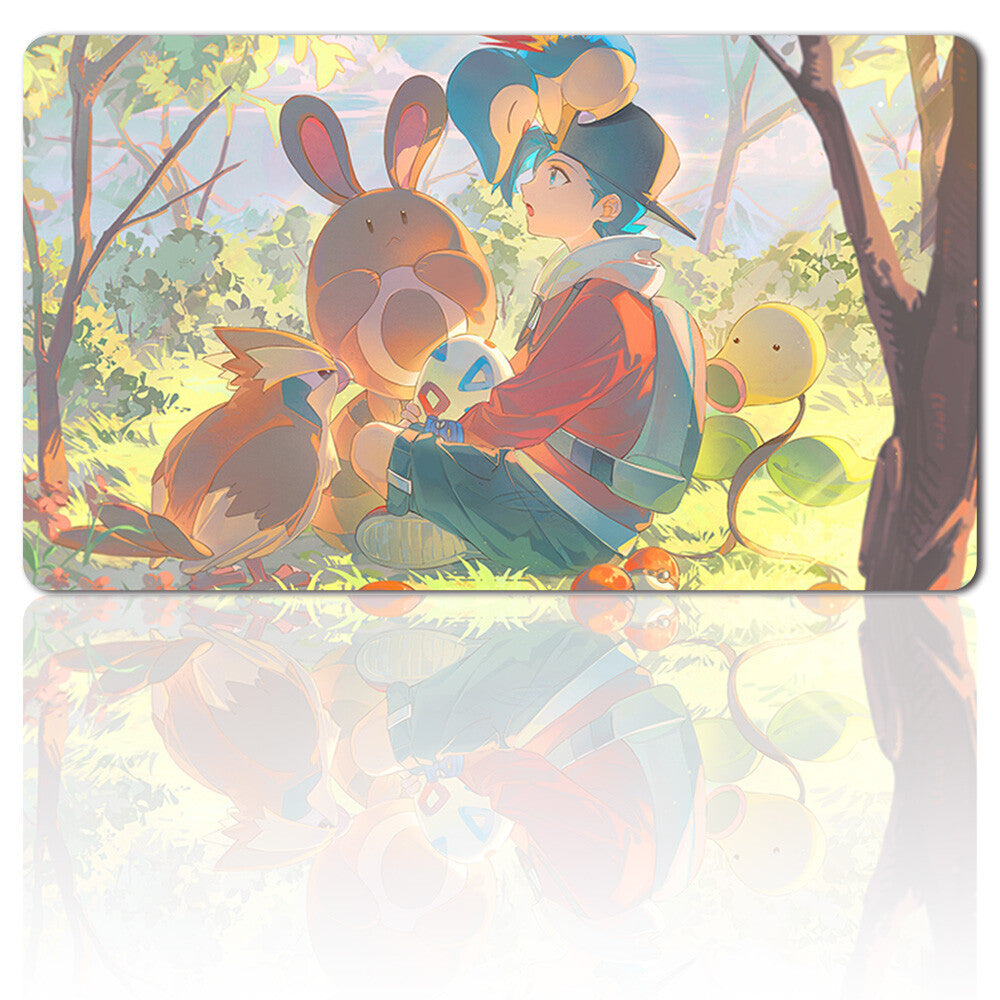 1250516 - Board Game Pokemon Playmat Stitched Edge Games Mousepad Play Mat of TCG