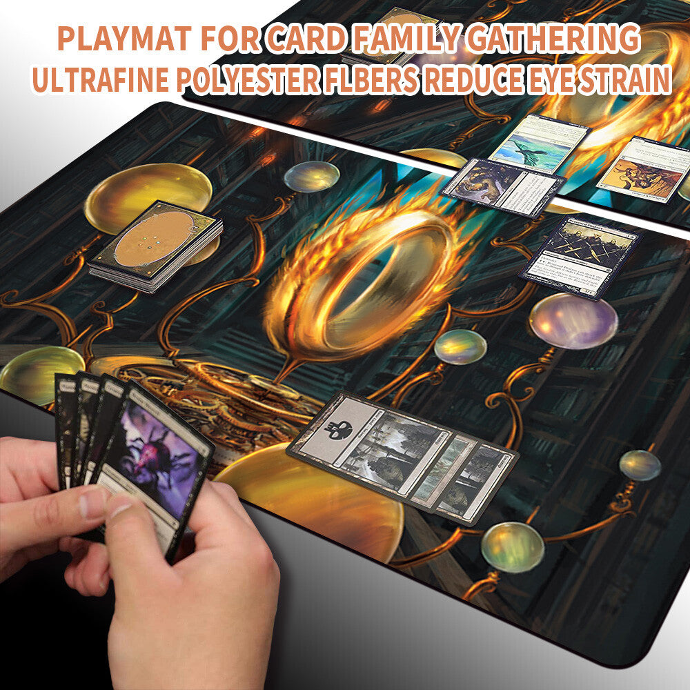 SOL RING - Magic The Gathering MTG Playmat TCG CCG MTG Playmat Stitched Edge