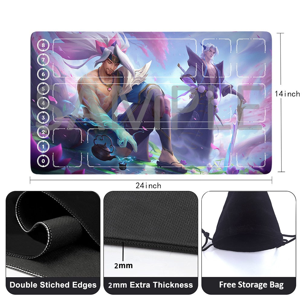 Sett - League Of Legends Riftbound Playmat 24x14 in + Free Storage Bag