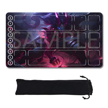 Tryndamere - League Of Legends Riftbound Playmat 24x14 in + Free Storage Bag