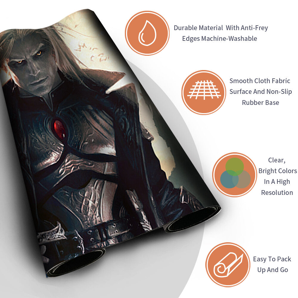 Sorin, Lord of Innistrad - Magic The Gathering MTG Playmat TCG CCG MTG Playmat Stitched Edge