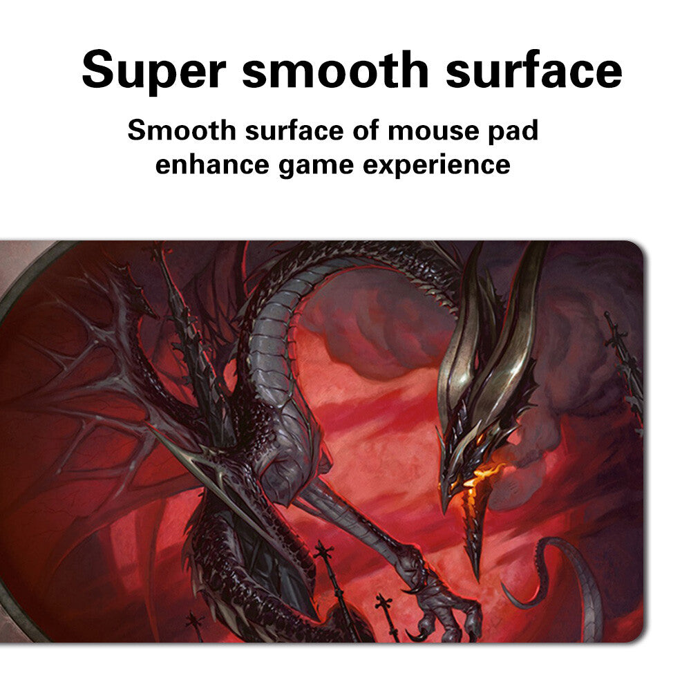 Balefire Dragon - Board Game MTG Playmat Games Mousepad Play Mat of TCG Stitched Edge