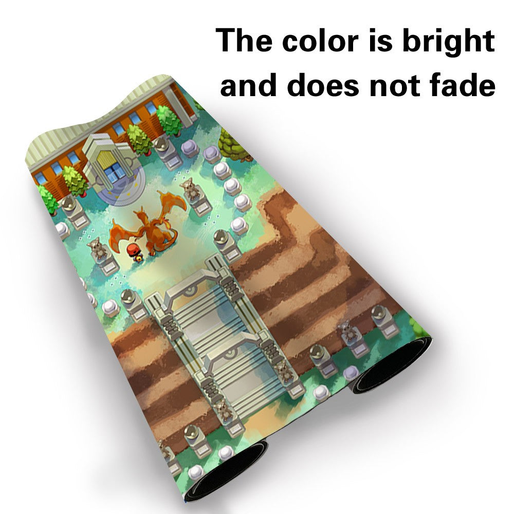 340279 - Board Game Pokemon Charizard Playmat Stitched Edge Games Mousepad Play Mat of TCG