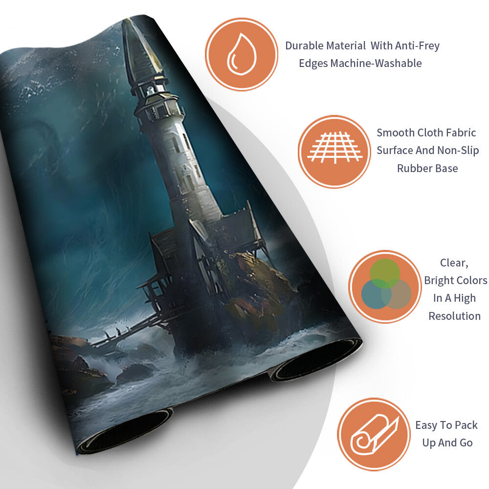 Engulf the Shore - Magic The Gathering MTG Playmat TCG CCG MTG Playmat Stitched Edge