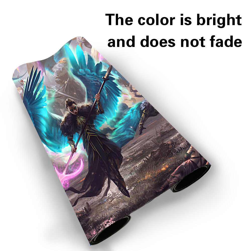 Rampage of the Valkyries - Board Game MTG Playmat Games Mousepad of TCG CCG Stitched Edge
