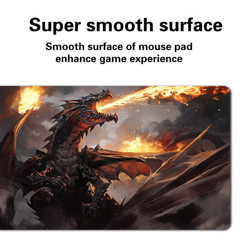Drakuseth, Maw of Flames - Board Game MTG Playmat Mousepad Playmat of TCG CCG Stitched Edge