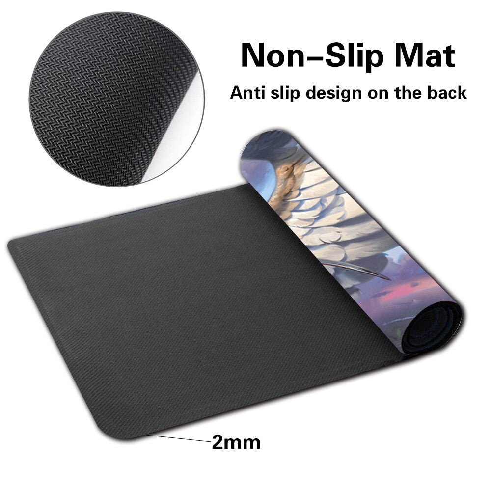 Shalai, Voice of Plenty - Board Game MTG Playmat Games Mousepad of TCG CCG Stitched Edge