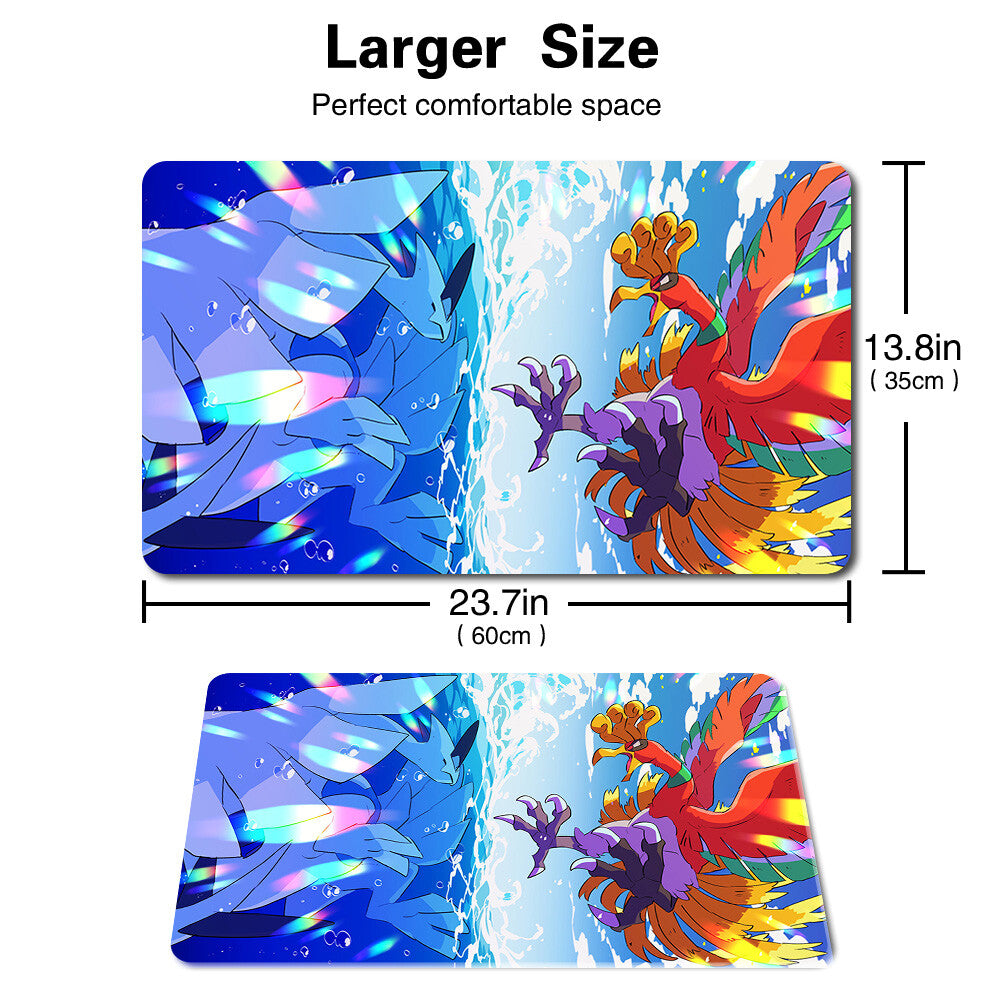 vqzjp5 - Board Game Pokemon Lugia Playmat Stitched Edge Games Mousepad Play Mat of TCG