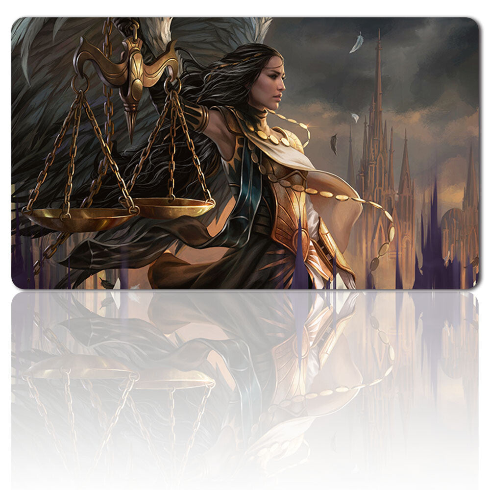 Seraph Of The Scales - Board Game MTG Playmat Games Mousepad Play Mat of TCG Stitched Edge