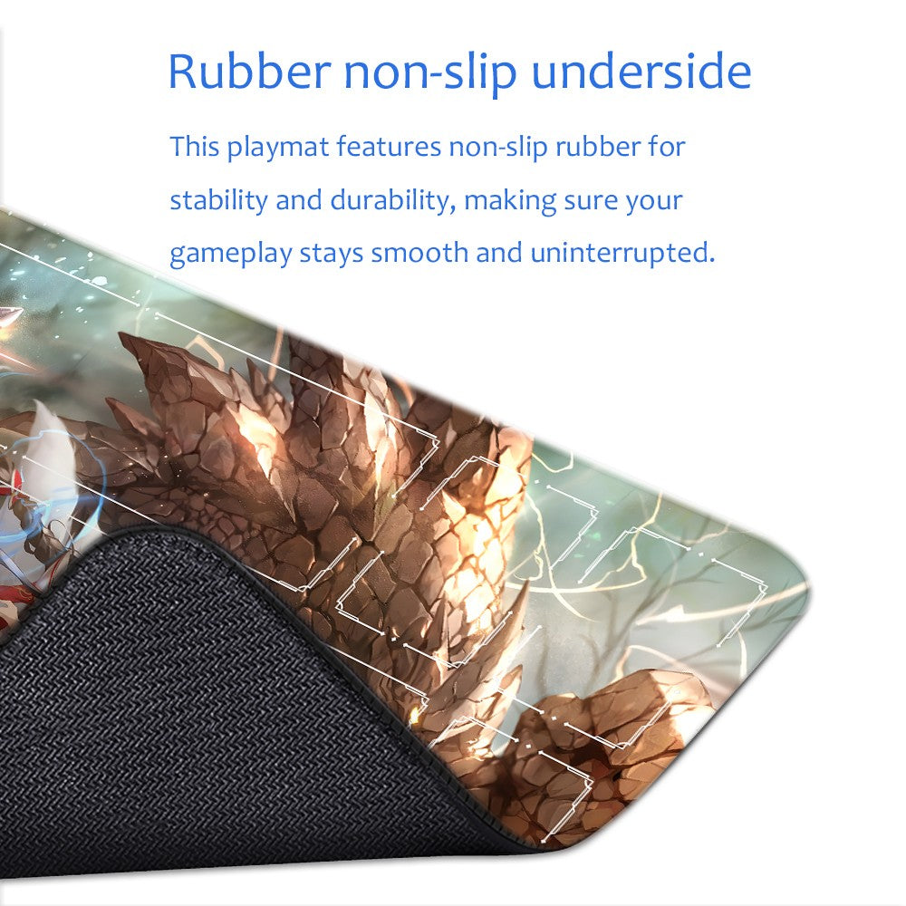 Jinx - League Of Legends Riftbound Playmat 24x14 in + Free Storage Bag