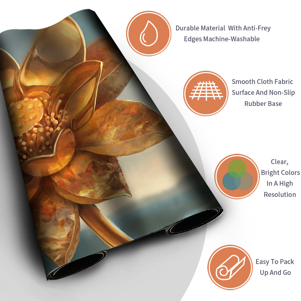 Gilded-Lotus - Magic The Gathering Playmat TCG CCG MTG Playmat Stitched Edge