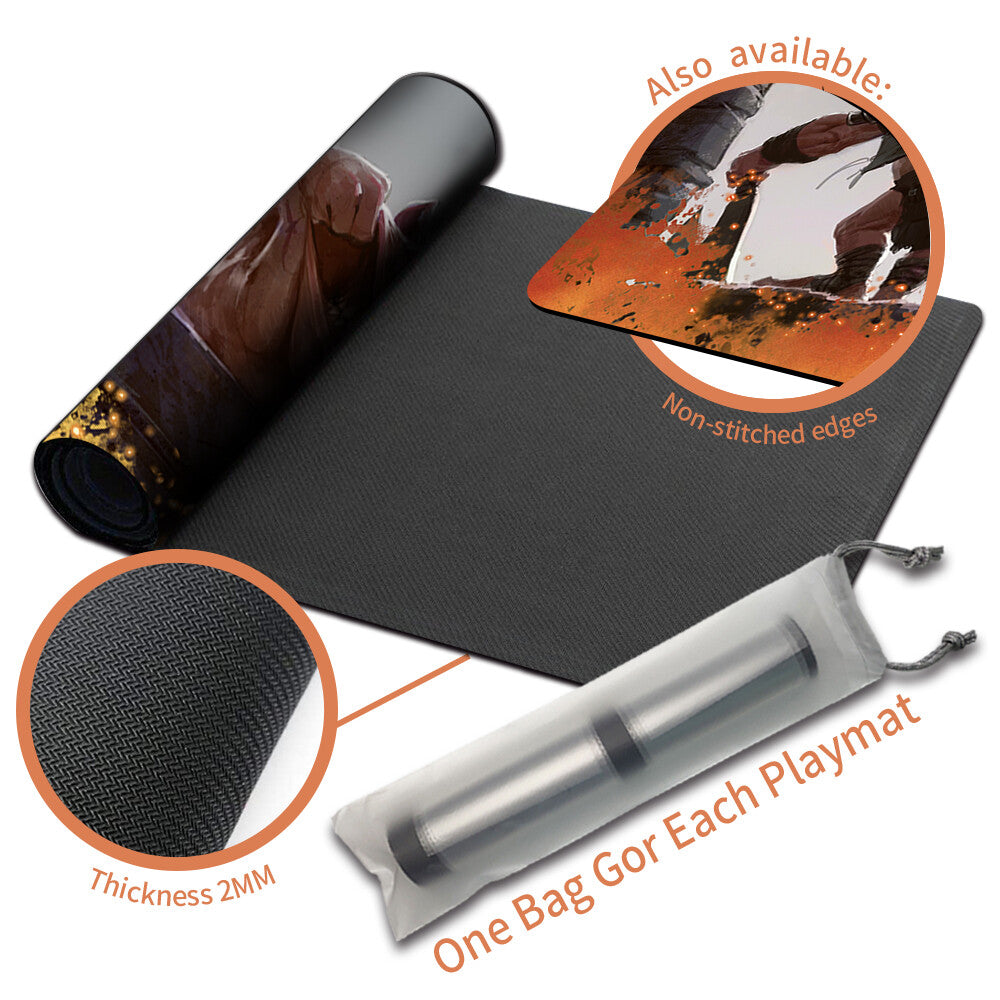 Goblin-Diplomats - Magic The Gathering MTG Playmat TCG CCG MTG Playmat Stitched Edge