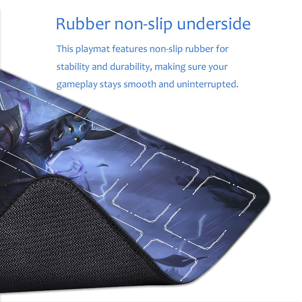 Yone - League Of Legends Riftbound Playmat 24x14 in + Free Storage Bag