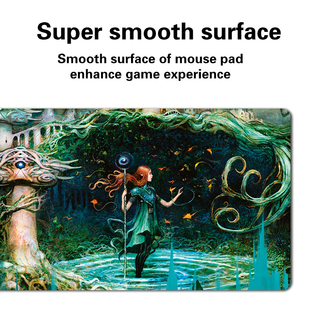 Growth Spiral - Board Game MTG Playmat Games Mousepad Play Mat of TCG Stitched Edge