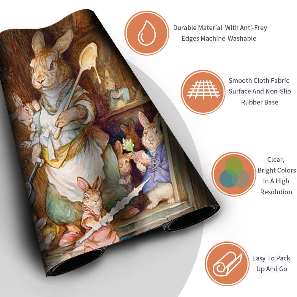 HEAD OF THE HOMESTEAD - Magic The Gathering MTG Playmat TCG CCG MTG Playmat Stitched Edge