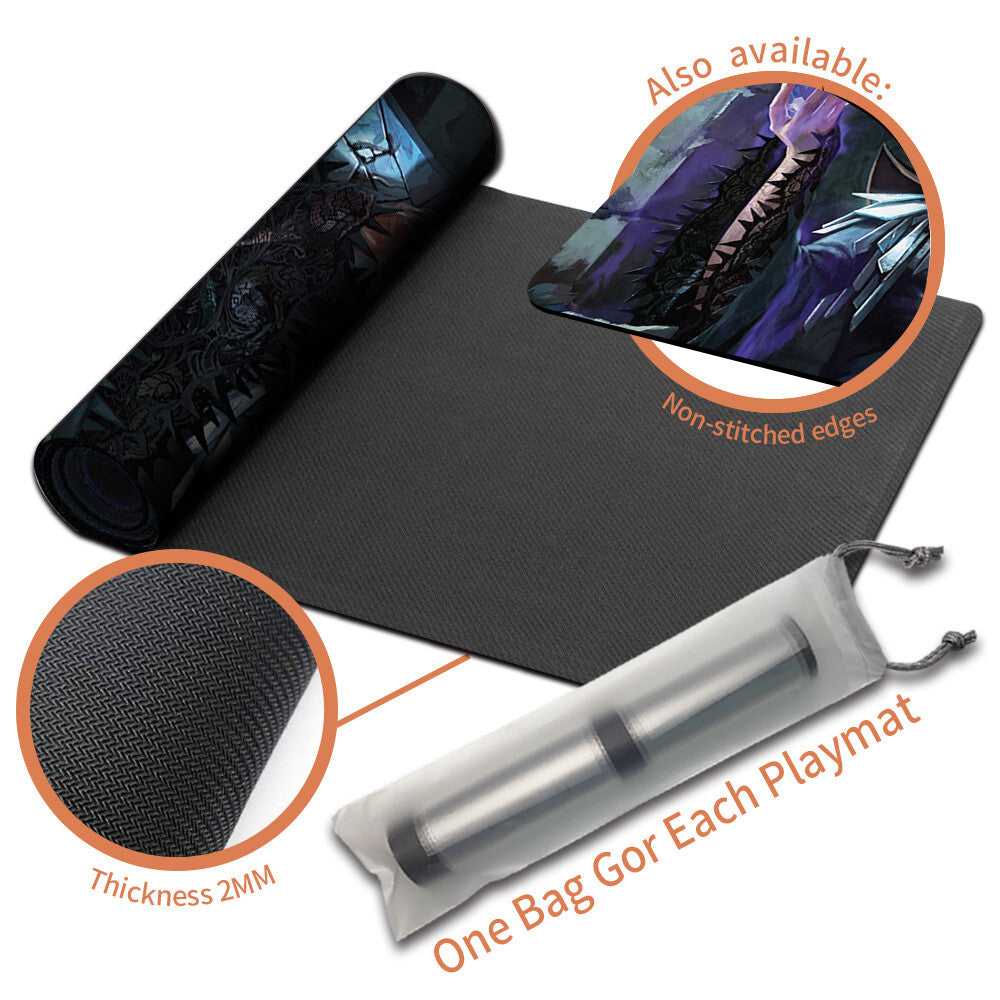 ERIETTE OF THE CHARMED APPLE-Magic The Gathering MTG Playmat TCG CCG MTG Playmat Stitched Edge