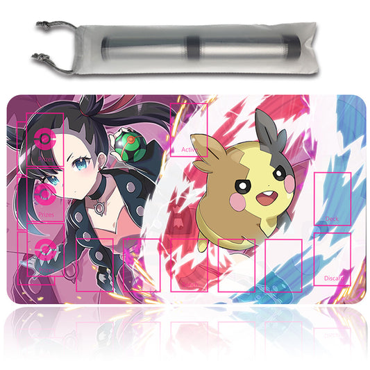 Pokemon Playmat Stitched Edge With Zones + Free Bag Trading Card Game Playmat Stitched Edge of MTG TCG CCG