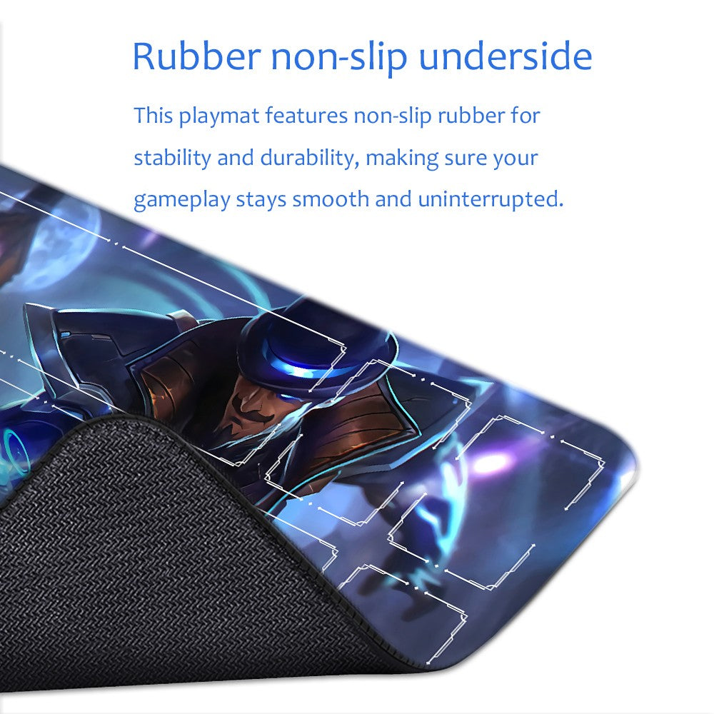 Twisted Fate - League Of Legends Riftbound Playmat 24x14 in + Free Storage Bag