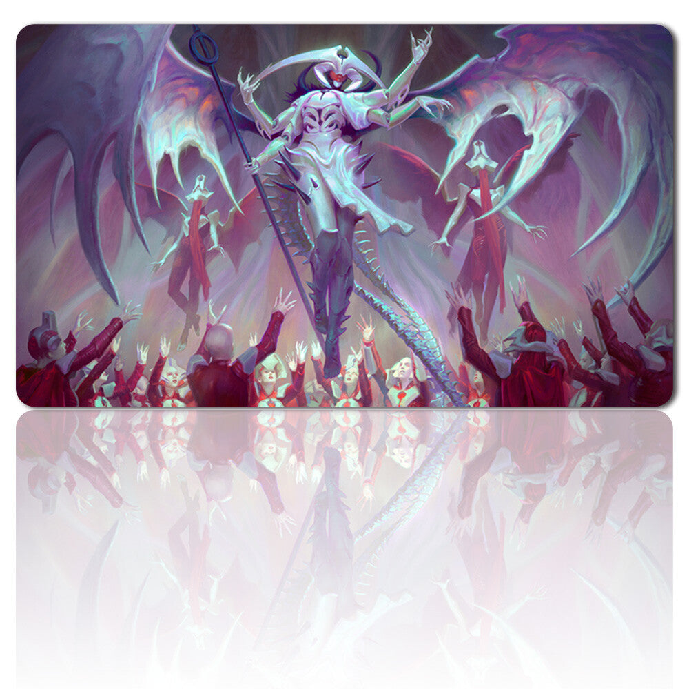 Phyrexia - Board Game MTG All Will Be One Elesh Norn Playmat Mousepad of TCG CCG Stitched Edge