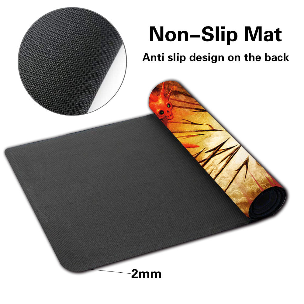 Bedevil - Board Game MTG Playmat Games Mousepad Play Mat of TCG Stitched Edge