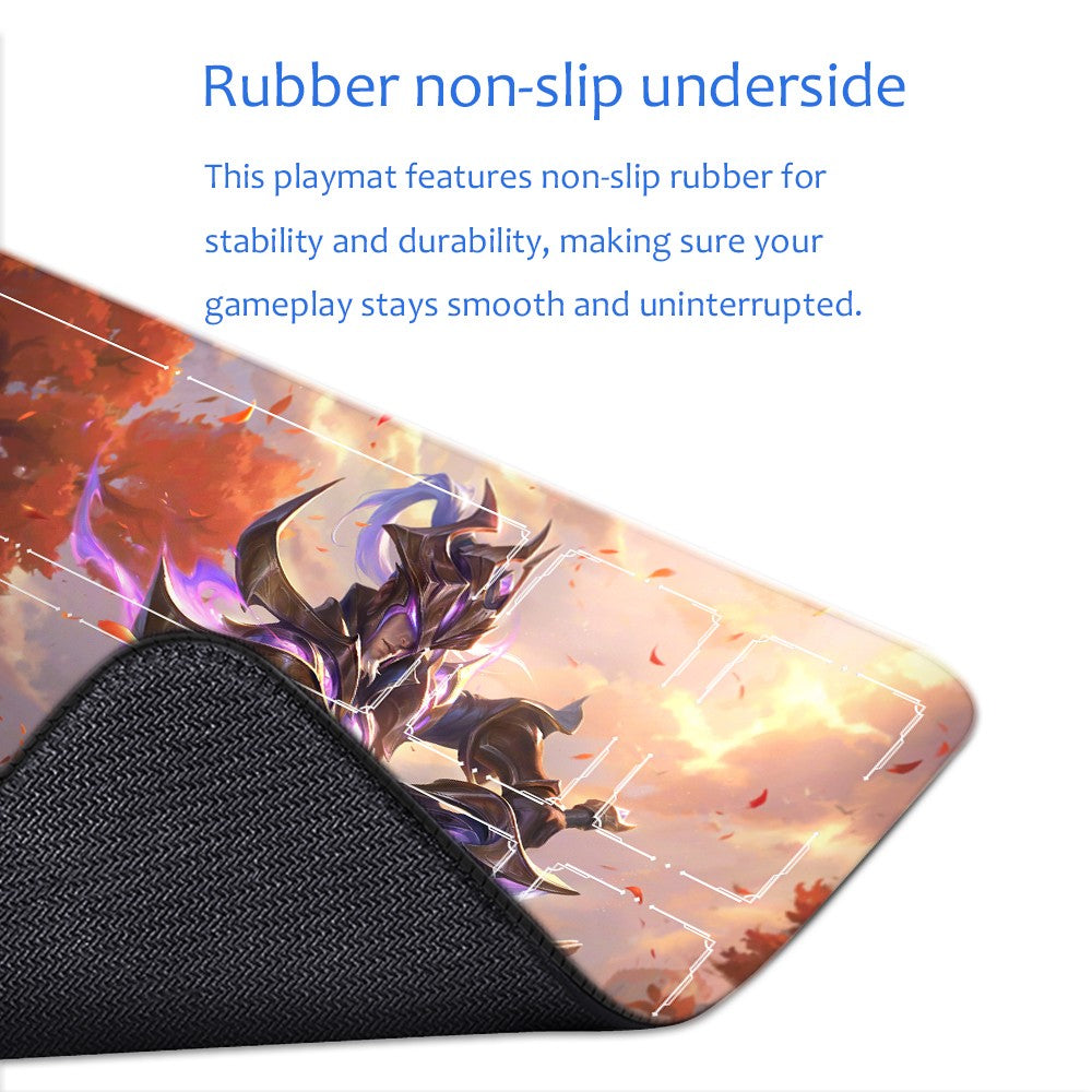 Master Yi - League Of Legends Riftbound Playmat 24x14 in + Free Storage Bag