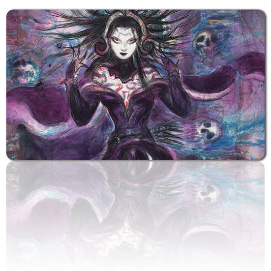 LILIANA,DREADHORDE GENERAL-Board Game MTG Playmat Games Mousepad Play Mat of TCG Stitched Edge