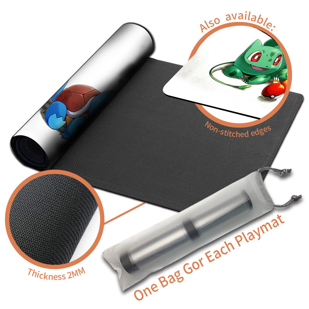 New Pokemon Playmat Stitched Edge with Free Bag | Pokemon TCG Playmat Stitched Edge | 686168