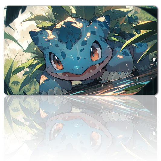 1339449 - Board Game Pokemon Bulbasaur Playmat Stitched Edge Games Mousepad Play Mat of TCG