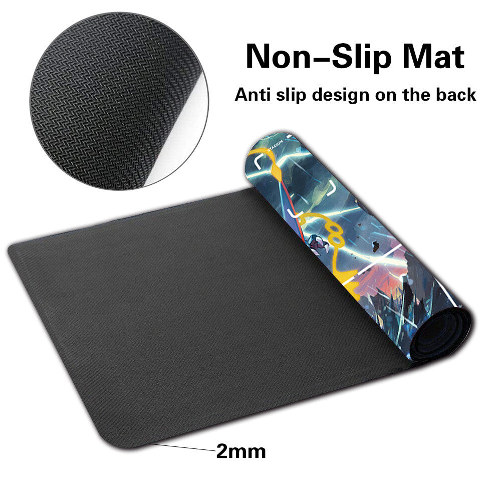 Rayquaza - Board Game Pokemon Playmat Stitched Edge Games Mousepad Play Mat of TCG CCG