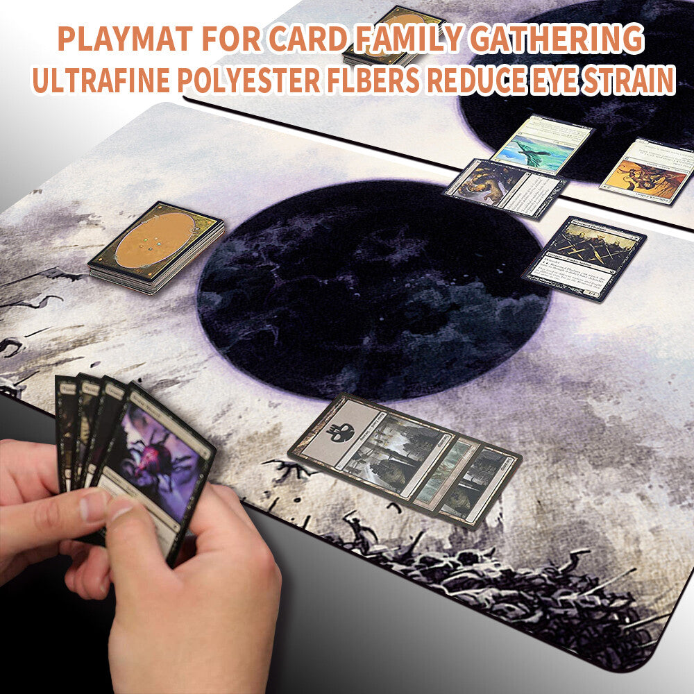 Damnation - Board Game MTG Playmat Magic The Gathering Playmat Size 60X35CM Stitched Edge