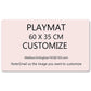 Board Game TCG Playmat Custom Picture With Card Zones Trading Card Game Playmat Stitched Edge